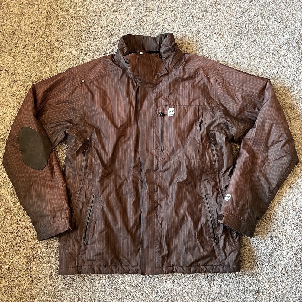 Orage Snowboard Jacket Men's XL Brown PRIME/OT Outerwear Technology Ski Winter